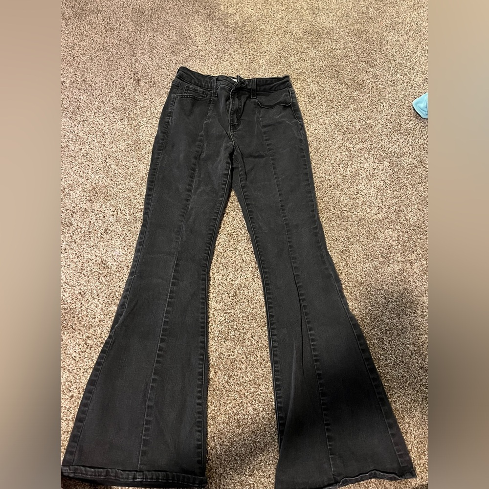 Black flared Jean junior size 9